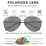 Sunglasses for Men Aviator Polarized Driving Glasses Dark Lenses