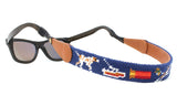 Hand-Stitched Needlepoint Sunglass Strap Retainer
