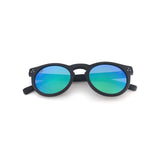 Tarifa Round Sunglasses with Polarized Mirrored Lenses