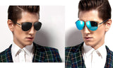 Men's Aviator Sunglasses Uv400 Protection Polarized Lens Ultralight