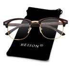 Womens Mens Horned Rim Wayfarer Glasses Frame Nerd Eyeglasses
