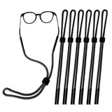 Pack of 6 Sunglass Holder Strap For Men and Women, Great for Sports and Outdoor Activities, Safety Glasses Sunglasses Holder Eyeglasses Neck Cord String Eyewear Retainer Strap