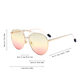 Sunglasses for Men Women Aviator Metal Mirror UV 400 Lens Protection
