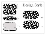 Eyeglasses Hard Case Polka Dot Printed Clamshell Cover Protective Holder