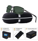 Polarized Sunglasses for Men, UV Protection Sports Sunglasses,Outdoor Eyewear, Metal Frame Sunglasses