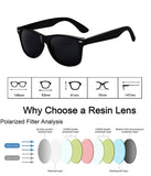 Wayfarer Sunglasses for Men Women- Vintage Polarized Sunglasses WP1026