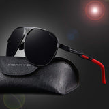 Men Classic Brand HD polarized Sunglasses Aluminum Driving Sun glasses S8611