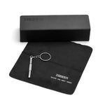 Vintage Alloy Semi Rimless Reading Glasses Men Women Half Frame Slim Glasses with Stylish Case T0340