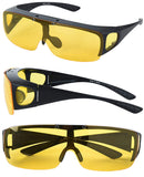 Headlight Night Vision Driving Glasses Wraparounds Polarized Sunglasses