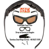 Polarized Large Motorcycle Riding Sunglasses Sports Wrap Glasses