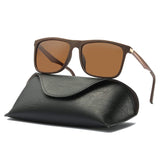 Men Retro Square Polarized Wayfarer Aluminum Sunglasses RP306