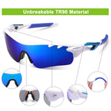 Sport Sunglasses -  Polarized Sunglasses for Men Women Cycling Sunglasses