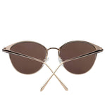 Men Women Round Sunglasses, Two Tone Frame, UV400 Protection, Light Weight