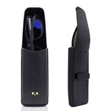 Kwala Eyewear Clip on Case - PU Leather Hard Shell Sunglasses Case with Clip