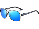 Men's Polarized Aviator Sunglasses Rectangular for Men Driving Fishing Golf