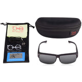 Over Glasses Sunglasses Fit over Prescription Glasses for Women & Men with Polarized Mirrored Lens