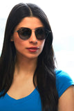 ,Made In ITALY Classic Round Sunglasses DS1537
