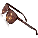 Driving Ultra Light Polarized Sunglasses for Men Women Al-Mg Metal Frame 100% UV400 protection Outdoor Sunglasses