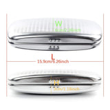 Glasses Case,  Aluminum Hard Shell Eyeglasses Case Striped Spectacles Box