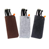 Felt Glasses Case 3 Pack Portable Soft Slip In Eyeglass Glass Sunglasses Pouch Holder