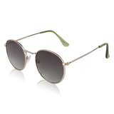 Classic Mirrored Flat Lens Round Sunglasses For Women/Men UV400