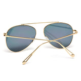 - Top Wire Bridgeless Bar Modern Aviator Pilot Style Sunglasses