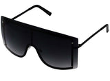 OVERSIZED VINTAGE RETRO Huge Big MASK SHIELD Half Face Owen Style SUNGLASSES