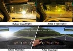 2 Piece Day+Night Vision Polarized Clip-on Flip-up Sunglasses