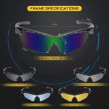Coso Sport Sunglasses, 4 Interchangeable Colors with 2 Polarized Lenses, Ultimate Safety Impact Resistant, UV Eye Protection, Unbreakable TR90 Frame