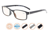 UV Protection,Anti Blue Rays,Reduce Eyestrain,Folding Computer Reading Glasses