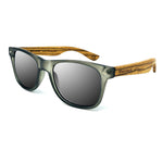 Wildwood Zebra Wood Polarized Wayfarer Sunglasses for Men and Women