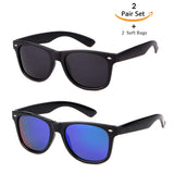 Men Wayfarer Polarized Sunglasses Women 100% UV 400 Protection Sunglasses