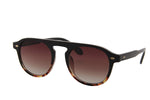 - Classic Round Retro Gold Accents Sunglasses