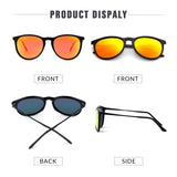 Polarized Sunglasses Women Men Metal Frame Retro Sunglasses
