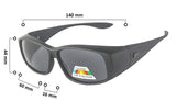 Fitover Polarized Sunglasses to Wear Over Regular Glasses