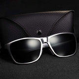 Polarized Retro Classic Trendy Stylish Sunglasses for men women 100% UV protection Lightweight Al-Mg Alloy Metal frame