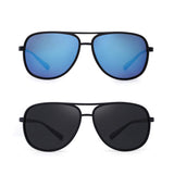 Retro Polarized Aviator Sunglasses Mirror Lightweight Eyeglasses for Men Women