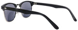 Classic Half Frame Polarized Semi-Rimless Clubmaster Sunglasses (NEERD)