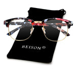 Womens Mens Horned Rim Wayfarer Glasses Frame Nerd Eyeglasses