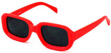 Clout Goggles Square Fashion Nirvana Sunglasses Colorful Square Kurt Cobain