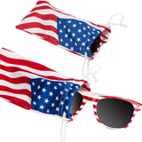 Classic American Patriot Flag Sunglasses for American Independence Day Party Decorations-2 PACK