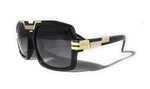 2 pack Extra Large Aviator Shield Sunglasses Mens Fashion Designer Flat Top