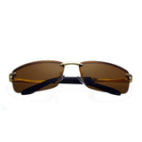 Polarized Spring Hinges Metal Predator Sunglasses UV400 60mm
