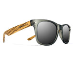 Wildwood Zebra Wood Polarized Wayfarer Sunglasses for Men and Women