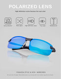 Polarized Sunglasses for Men, UV Protection Sports Sunglasses,Outdoor Eyewear, Metal Frame Sunglasses