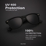 Mens Wayfarer Polarized Sunglasses Vintage Refective Mirror Lens Sun Glasses Womens:UV400 Protection