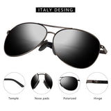 Polarized Aviator Sunglasses For Men -  Mens Driving Sunglasses Unisex S1001