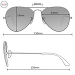 - Oversized Flat Lens Fashion Designer Inspired Aviator Sunglasses