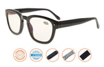 Anti Blue Rays,Reduce Eyestrain,UV Protection,Spring Hinges,Computer Readers Glasses for Men Women