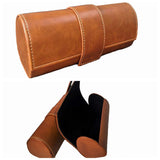 Newest Glasses Case -PU Leather Semi Hard Eyeglass Case -
